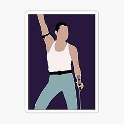 Freddie Mercury sticker