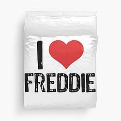 I Love Freddie Duvet Cover