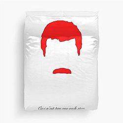 Ceci n'est pas une rockstar - Freddie Mercury stylized by F N Duvet Cover