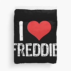 I Love Freddie Duvet Cover