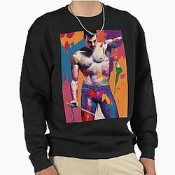 Shirtless Freddie Mercury Digital Oil Painting Sweatshirt
