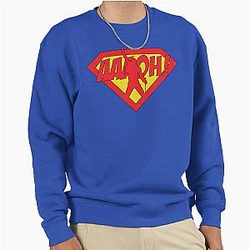 Super Freddie Distressed Pullover Sweatshirt