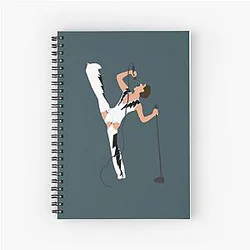 Lady Camden Freddie Camden Transparent Spiral Notebook