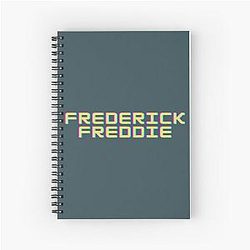 Frederick Freddie Transparent Spiral Notebook
