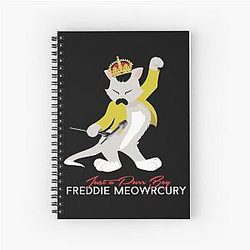 Freddie Meow Spiral Notebook