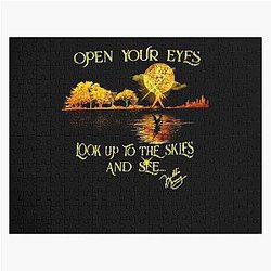Freddie Mercury Open Your Eyes Look up to The Skies Signature Jigsaw Puzzle