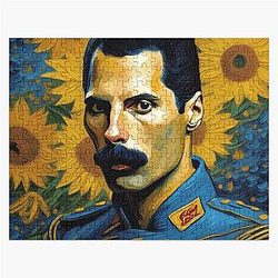 Freddie Mercury Van Gogh Jigsaw Puzzle