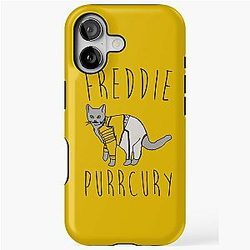 Freddie Mercury Cat Parody iPhone Tough Case
