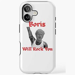 Boris Johnson as Freddie Mercury iPhone Tough Case
