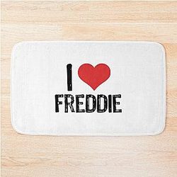 I Love Freddie Bathroom Mat