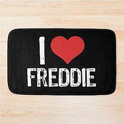 I Love Freddie Bath Mat