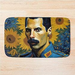 Freddie Mercury Van Gogh Bath Mat
