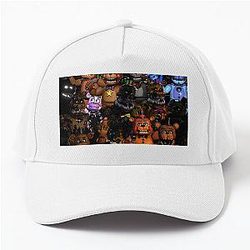 Freddy Fazbear FNAF Poster Baseball Cap