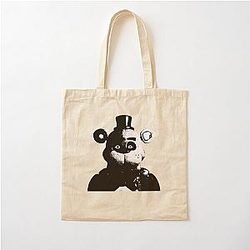 Creepy Freddy FNaF Meme Cotton Tote Bag