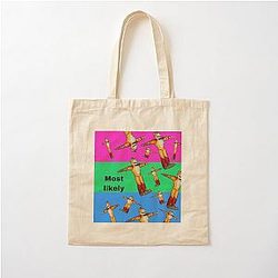 Glamrock Freddy Fazbear Pride Flag Cotton Tote Bag