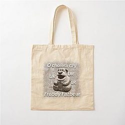 Cholera czy Freddy Fazbear Cotton Tote Bag