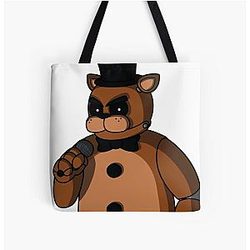 Freddy Fazbear Glitching Tote Bag