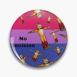 Glamrock Freddy Fazbear Pride Meme Pin