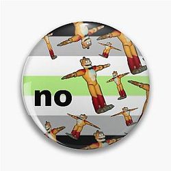 Glamrock Freddy Fazbear Pride Meme Pin