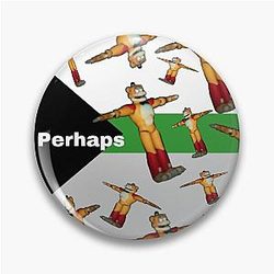 Glamrock Freddy Fazbear Demiromantic Pride Flag Meme Pin