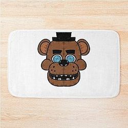 Freddy Fazbear Secrets You Never Knew Bathroom Mat