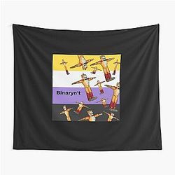 Glamrock Freddy Fazbear Pride Meme Tapestry