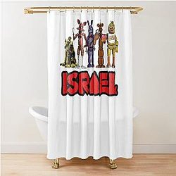 The Freddy Fazbear Mystery Shower Curtain