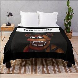 Freddy Fazbear Five Nights at Freddy's Throw Blanket