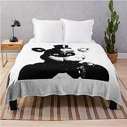Creepy Freddy FNaF Throw Blanket
