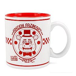 Silver Buffalo Five Night Freddy's Fazbear's Pizza Box Ceramic Mug Holds 20 Ounces