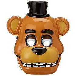 Five Nights At Freddy's: Freddy Fazbear Half Mask for Adults by Rubies, Adult Size