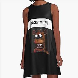 Freddy Fazbear Five Nights at Freddys A-Line Dress