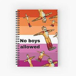 Glamrock Freddy Fazbear Lesbian Pride Meme Notebook