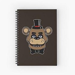 Five Nights at Freddy's Freddy Fazbear Spiral Notebook