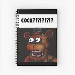 Freddy Fazbear Five Nights at Freddy's Spiral Notebook
