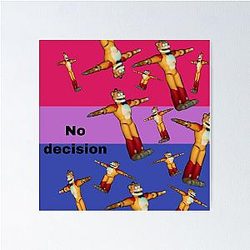 Glamrock Freddy Fazbear Bisexuality Pride Meme Poster