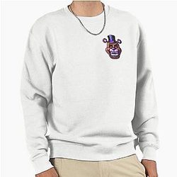 Freddy Fazbear Face with Hat Sticker Sweatshirt