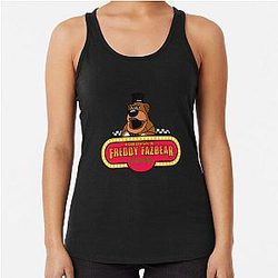 Freddy Fazbear Sign Racerback Tank Top