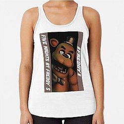 Freddy Fazbear T-shirt Five Nights at Freddy's Racerback Tank Top