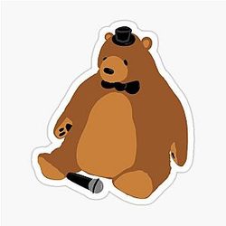 Freddy Fazbear Djungel Flashlight Sticker wasnt in the original title I'll restore it to original, here's the new one - Freddy Fazbear Djungelkog sticker