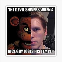 Jerma Freddy Fazbear Sticker