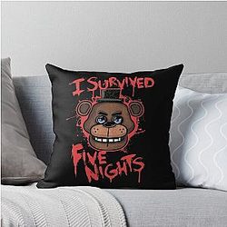 Signs You're In Love with Freddy Fazbear Throw Pillow