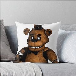 Freddy Fazbear Security Breach Design Throw Pillow