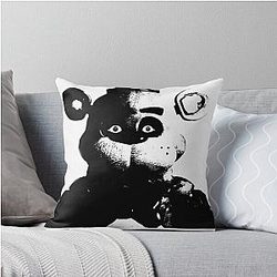 Creepy Freddy FNAF meme Throw Pillow