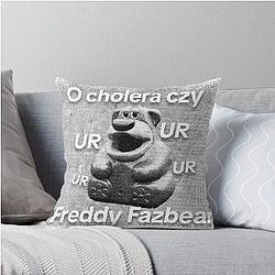 O cholera czy to Freddy Fazbear Throw Pillow
