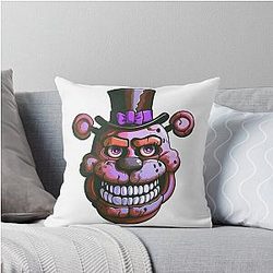 Freddy Fazbear Sister Location Face Throw Pillow