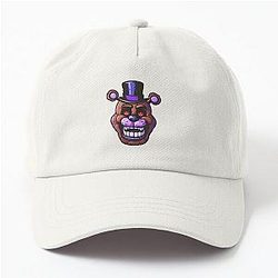 Freddy Fazbear Face with Dad Hat