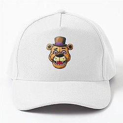 Golden Freddy Fazbear Face with Hat Baseball Cap