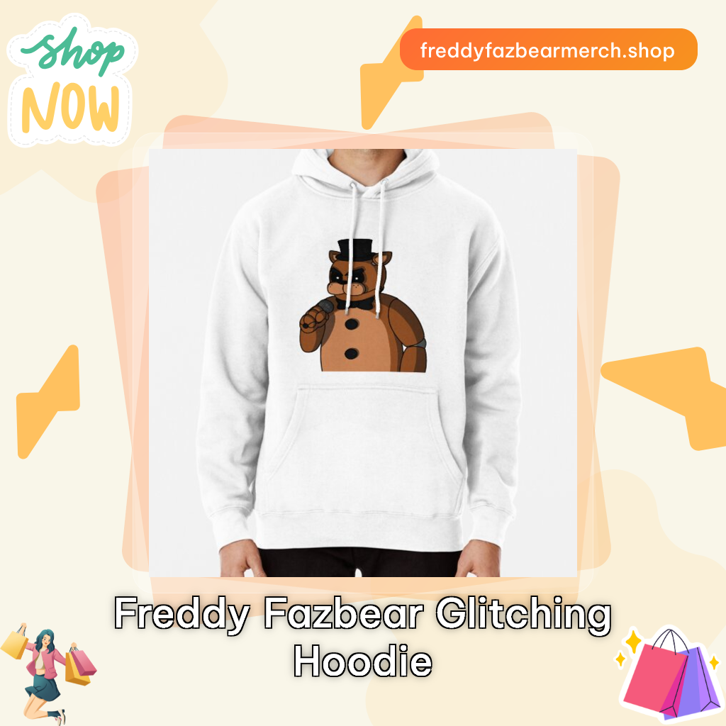 Freddy Fazbear Glitching Hoodie