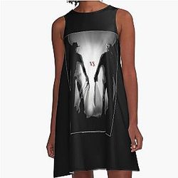 Freddy vs Jason A-Line Dress